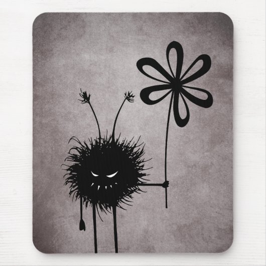 Evil Flower Bug Mousepad Muismat (Voorkant)