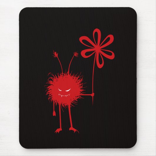 Evil Flower Bug mousepad Muismat (Voorkant)