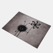 Evil Flower Bug - Schattige Gotisch Wezen Deurmat (Schuin)