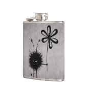 Evil Flower Bug - Schattige Gotisch Wezen Heupfles (Links)