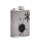 Evil Flower Bug - Schattige Gotisch Wezen Heupfles (Rechts)