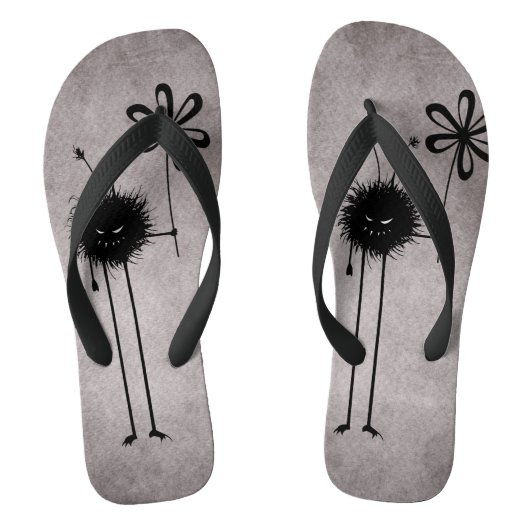 Evil Flower Bug - Schattige Gotisch Wezen Teenslippers (Voetbed)