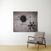 Evil Flower Bug - Schattige Gotisch Wezen Wandkleed (In Situ (horizontaal))