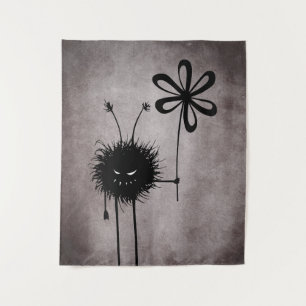 Evil Flower Bug -  Schattige Gotisch Wezen Wandkleed