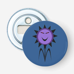 Evil Flower Kawaii Gothic Halloween Bottle Opener