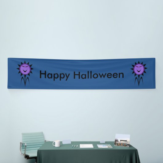 Evil Flower Kawaii Gothic Halloween Custom Banner (Beurs)