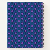 Evil Flower Kawaii Gothic Halloween Spiral Notitie Notitieboek (Achterkant)
