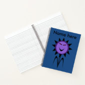 Evil Flower Kawaii Gothic Halloween Spiral Notitie Notitieboek (Binnen)