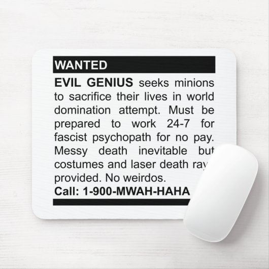 Evil Genius Ad Muismat (Met muis)