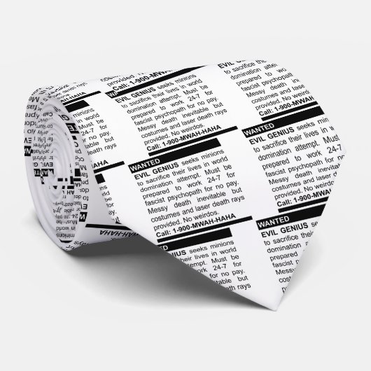 Evil Genius Ad Stropdas (Opgerold)