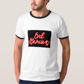 Evil Genius Black/Red Ringer T-shirt
