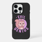 Evil Genius | Cute Squirrel Cartoon iPhone Hoesje (Achterkant)