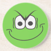 Evil Genius Face Green Onderzetter (Voorkant)