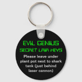 Evil Genius Sleutelhanger (Voorkant)