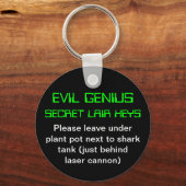 Evil Genius Sleutelhanger (Voorkant)
