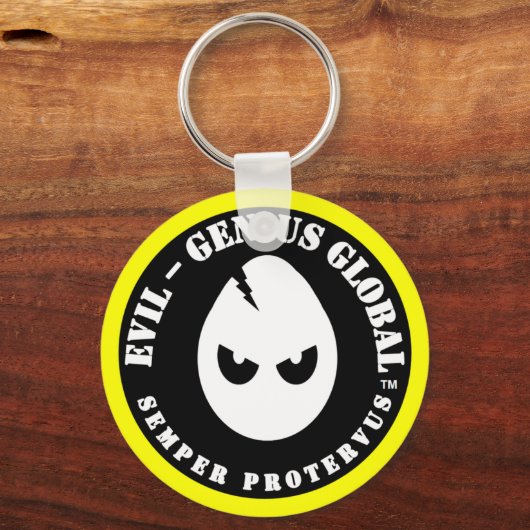 Evil-Genius Sleutelhanger (Voorkant)