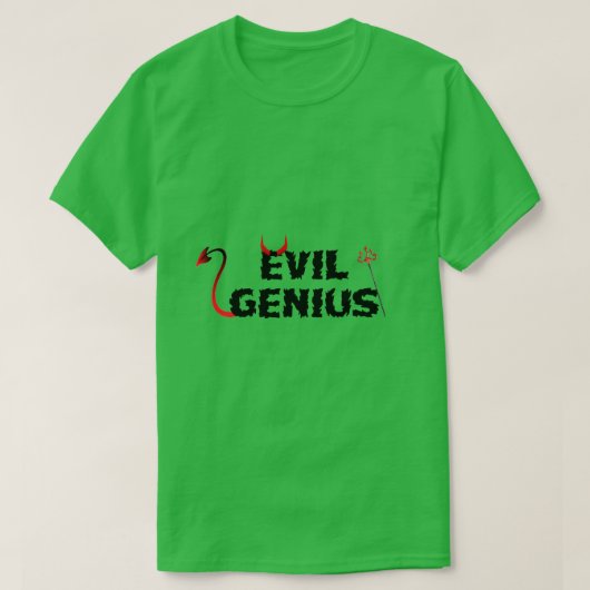 Evil Genius T-Shirt (Design voorkant)
