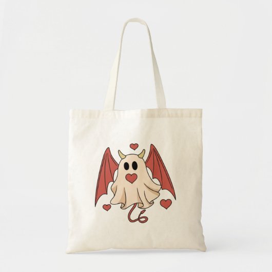 Evil ghost boo tote bag (Voorkant)
