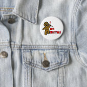 Evil GingerbrooMan Ronde Button 5,7 Cm (In situ)