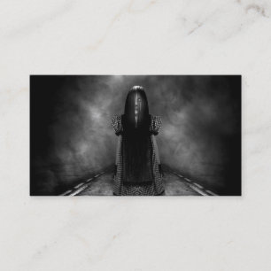 Evil Girl  Halloween Visitekaartjes