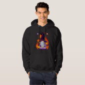 Evil Gnome Witch Scary Gnome Halloween Hoodie (Voorkant volledig)