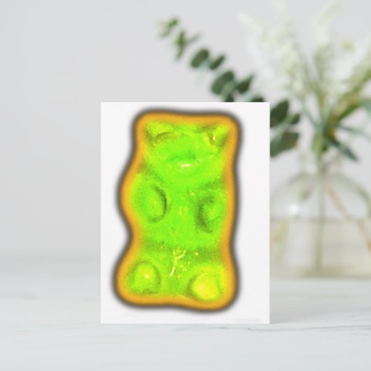 Evil gummy beer briefkaart (Staand voorkant)