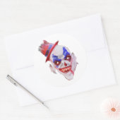 Evil Halloween Clown Gezicht Stickers (Envelop)