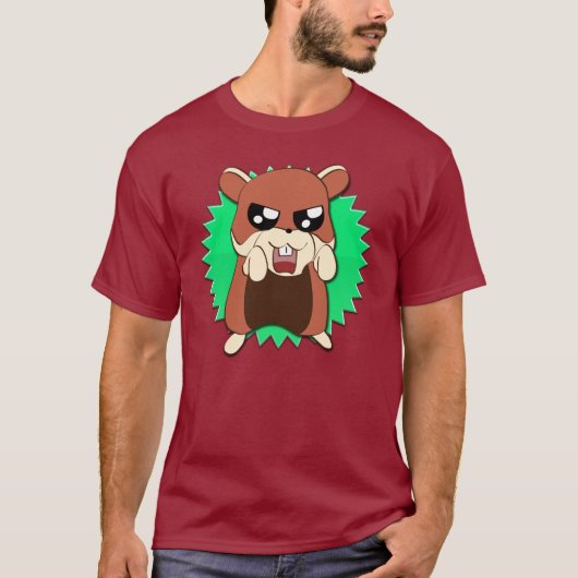 Evil Hamster Meme Shirt (Voorkant)