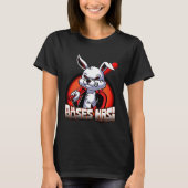 Evil Hasi Rabbit Easter Bunny T-shirt (Voorkant)