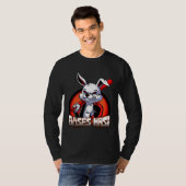 Evil Hasi Rabbit Easter Bunny T-shirt (Voorkant volledig)