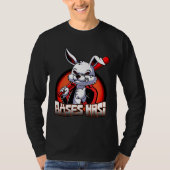 Evil Hasi Rabbit Easter Bunny T-shirt (Voorkant)