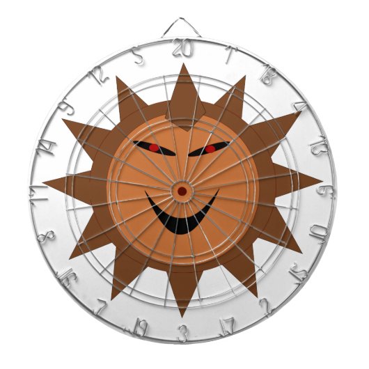 Evil Hedgel Kawaii Gothic Halloween Dart Board Dartbord (Voorkant)
