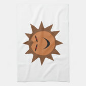 Evil Hedgel Kawaii Gothic Halloween Kitchen Towel Theedoek (Verticaal)