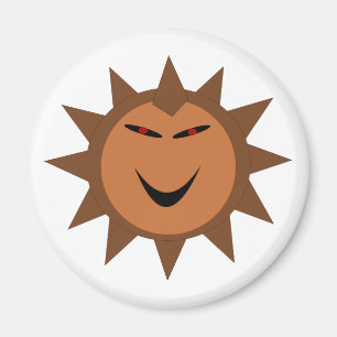 Evil Hedgel Kawaii Gothic Halloween Magnet