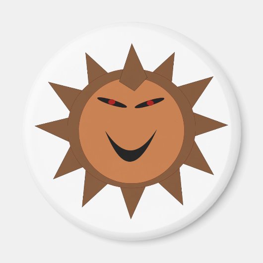 Evil Hedgel Kawaii Gothic Halloween Magnet (Voorkant)