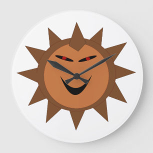 Evil Hedgel Kawaii Gothic Halloween Wall Clock Grote Klok