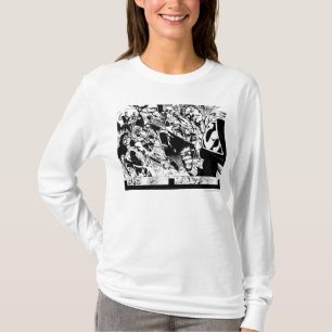 Evil Heros-panel T-shirt