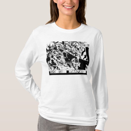 Evil Heros-panel T-shirt (Voorkant)