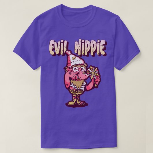 Evil Hippie T-shirt (Design voorkant)