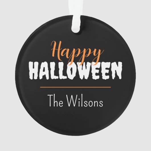 Evil Horror Gingerbread Man Face Tree Ornament (achterkant)