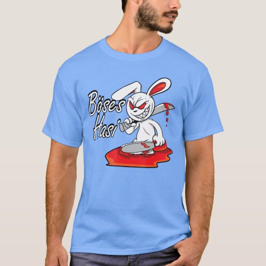 Evil Horror Hasi Funny Rabbit Saying Easter Gift g T-shirt (Voorkant)