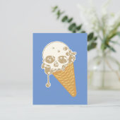 Evil Ice Cream Cone Briefkaart (Staand voorkant)