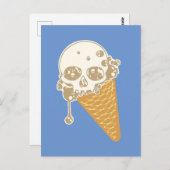 Evil Ice Cream Cone Briefkaart (Voorkant / Achterkant)