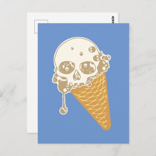 Evil Ice Cream Cone Briefkaart (Voorkant / Achterkant)