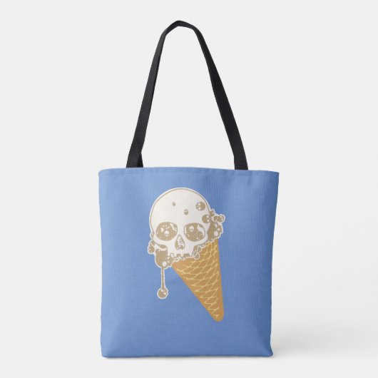 Evil Ice Cream Cone Canvas tas (Achterkant)