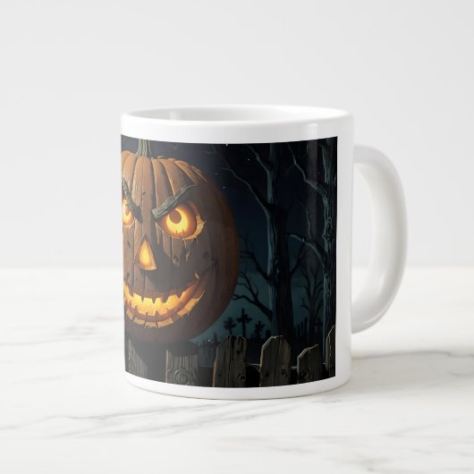 Evil Jack O'Lantern Grote Koffiekop (Voorkant rechts)