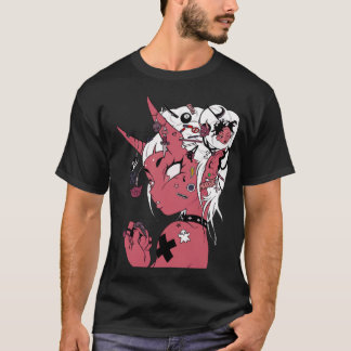 Evil Japanese Girl Urban Modern Style  T-shirt