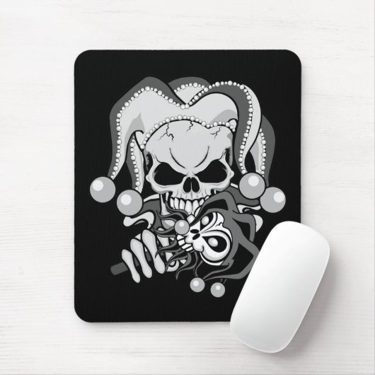 Evil Jester Skull Muismat (Met muis)