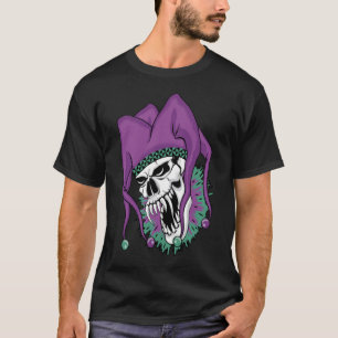 Evil Jester Skull T-shirt