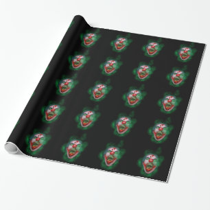 Evil Joker Clown Face Cadeaupapier